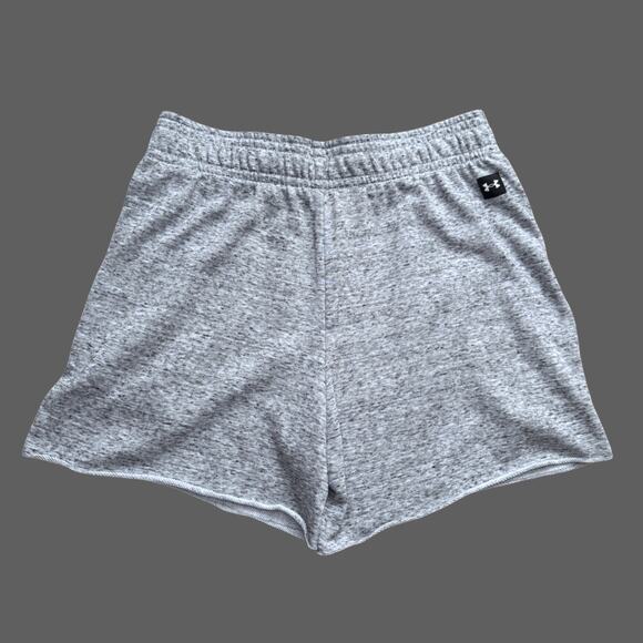 Under Armour UA Project Rock Terry Men's 5" Shorts Gray Size M NWT - Picture 8 of 9